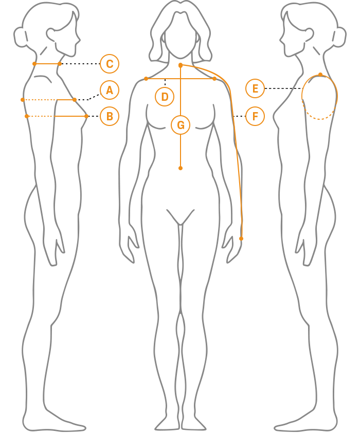 여자 볼레로 치수